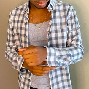 Long sleeve Merona button down shirt.